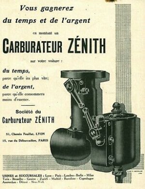 Carburateurs Zenith