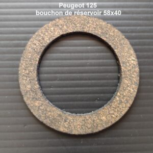 Peugeot 125  joint liège/nitrile bouchon de réservoir