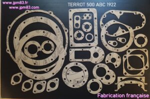 Terrot 500 ABC 1922 pochette de joints