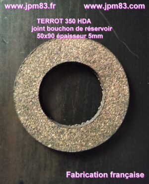 Terrot 350 HDA joint liège/nitrile bouchon de réservoir 5 mm