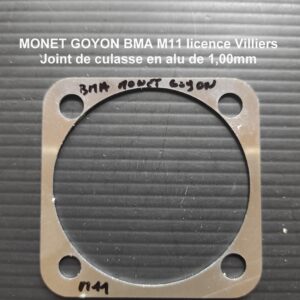 Joint de culasse aluminium 1 mm Monet Goyon Villiers BMA M11
