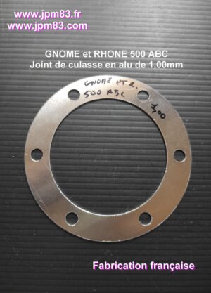 Joint de culasse aluminium 1 mm Gnome et Rhône ABC