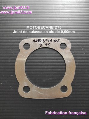 Joint de culasse aluminium 0.6 mm Motobecane D75