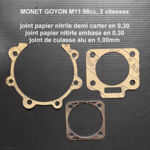 MONET GOYON M11 98 cc 2 vitesses moteur Villiers pochette de joints