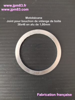 Motobecane joint de bouchon de vidange de boîte alu 1mm