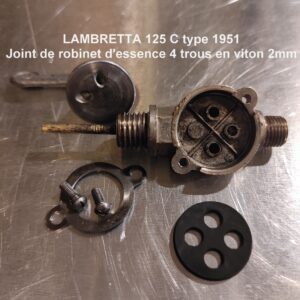 joint Viton pour robinet d'essence Lambretta 125 c type 1951