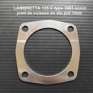 Joint de culasse aluminium 1 mm Lambretta 125 type 1951 scoot